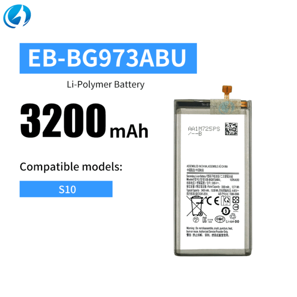 Factory Price EB-BG973ABU Phone Battery for Samsung S10 SM-G9730 G9730 3200mAh