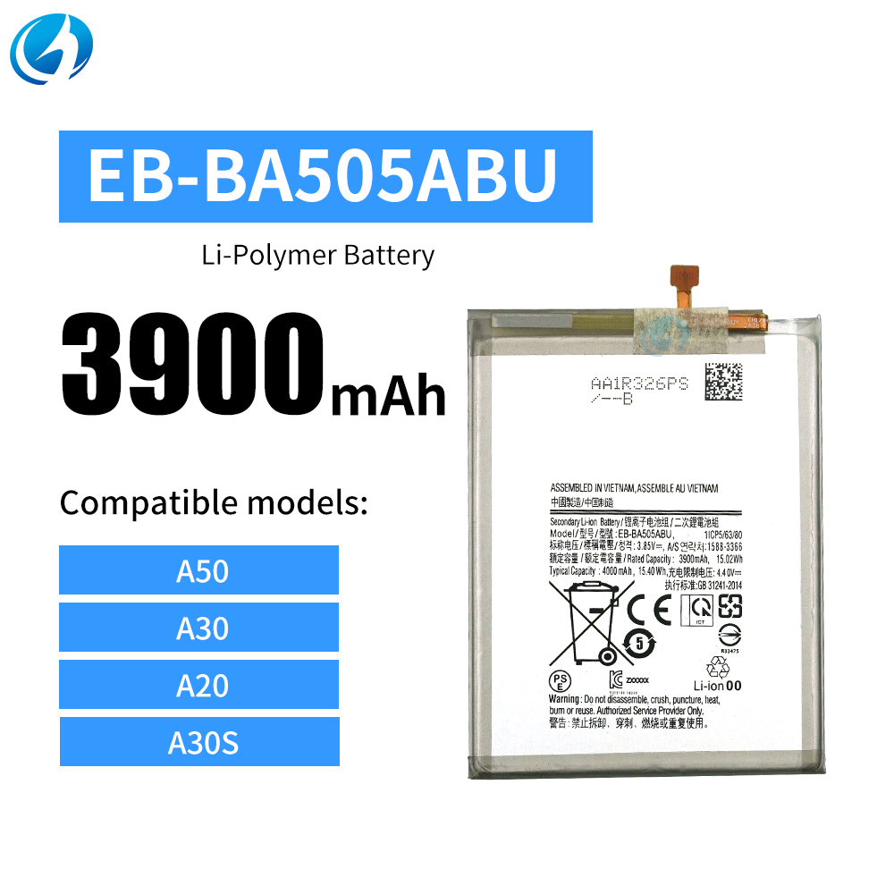 3900mAh EB-BA505ABU Mobile Phone Battery for Samsung Galaxy A20 A30 A50 A30S A50S
