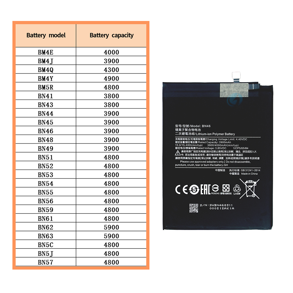 New Phone Battery BN46 for Xiaomi Redmi 7 Redmi Note 8 In stock - Imagen 6