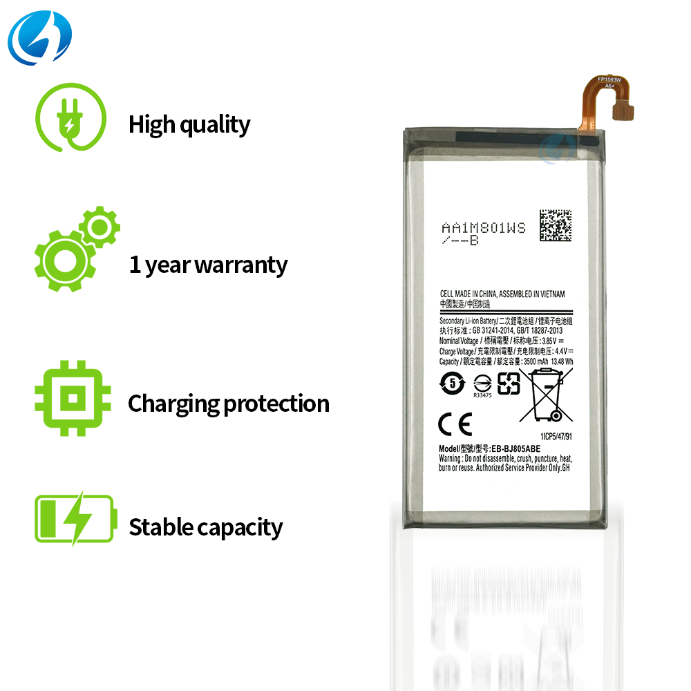 3000mAh EB-BJ805ABE Phone Battery for Samsung Galaxy A6+ / A6+ 2018 / J8+ / A065 / J805 - Imagen 5