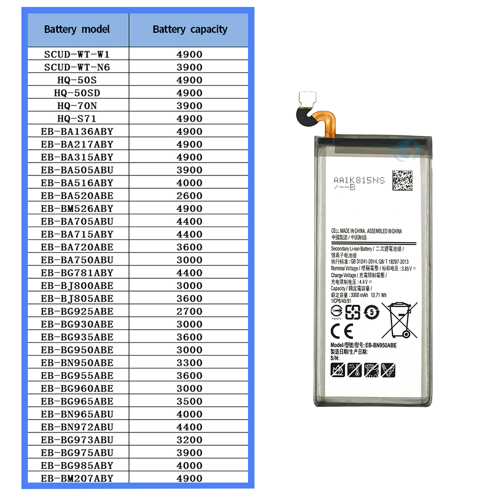 EB-BN950ABE 3300mAh A-grade Phone Battery for Samsung Note 8 - Imagen 6