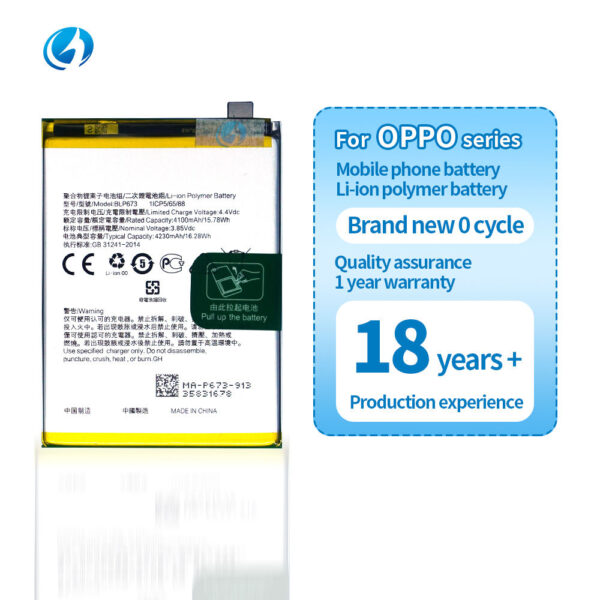 Wholesale Price Phone Battery for OPPO A3S A5S A9 F7 F9  A11 A37 A53 A7x R9 Realme C2 C3 C11 C12 5i Reno 2 4 5 6 X2 Pro 1+6T